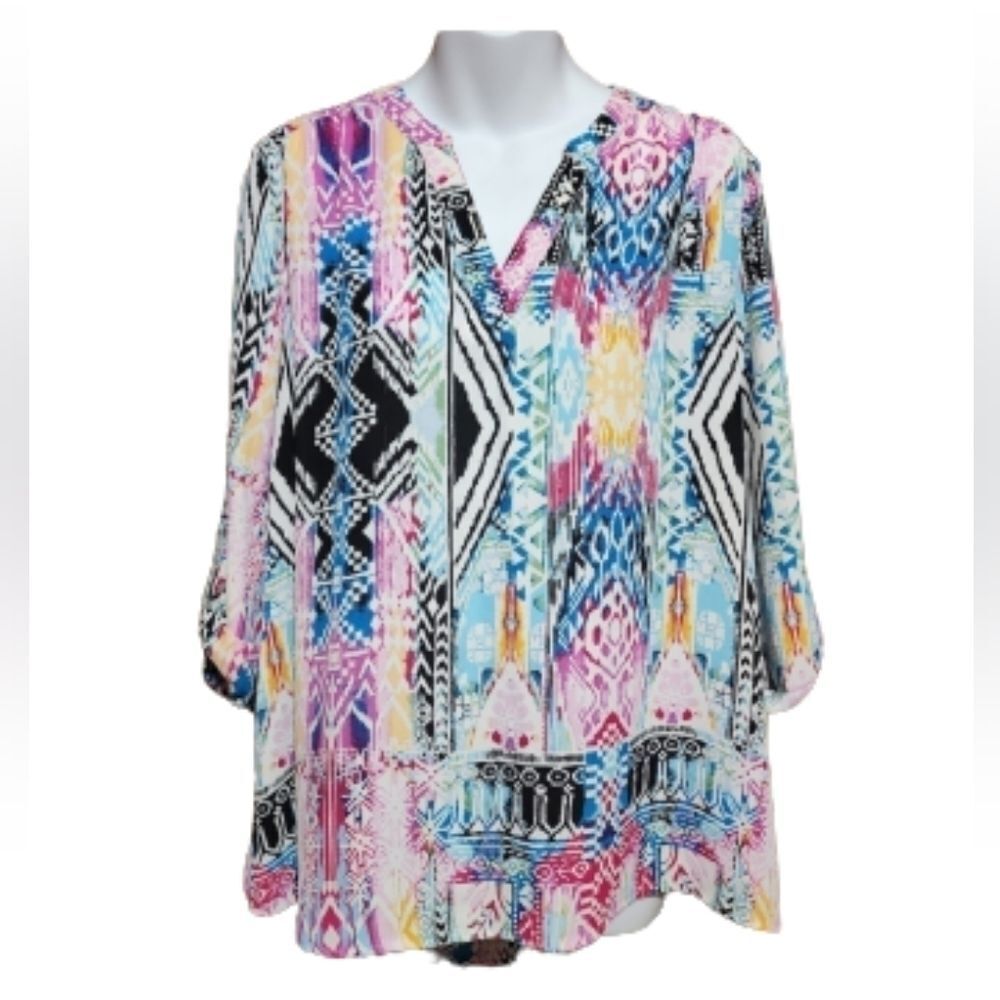 NEW Directions colorful blouse​